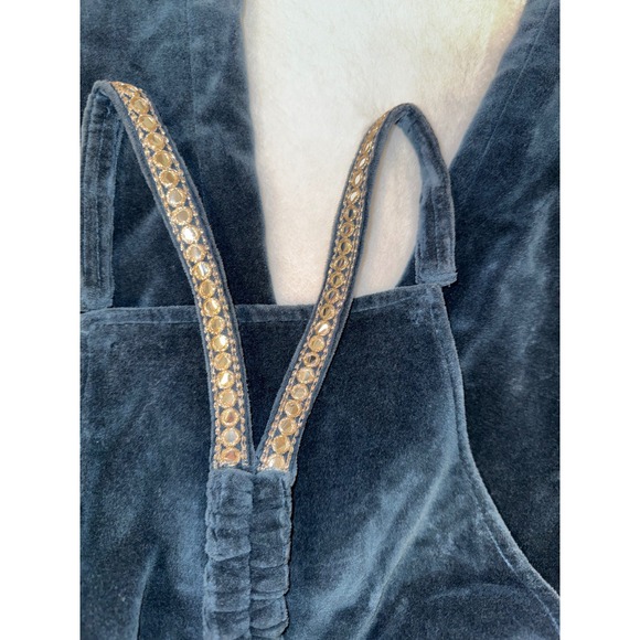 Velveteen Elodie Teal Velvet Overalls Girls Teal Blue Flare Leg Size 3 years - Picture 9 of 9